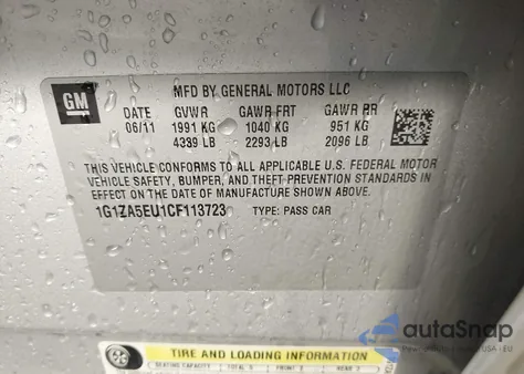 2012 Chevrolet Malibu Ls from USA, damaged, VIN 1G1ZA5EU1CF113723